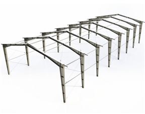廠家預制 鋼結(jié)構(gòu)廠房 門式鋼架 金屬屋面 彩鋼屋頂 保溫隔熱墻體
